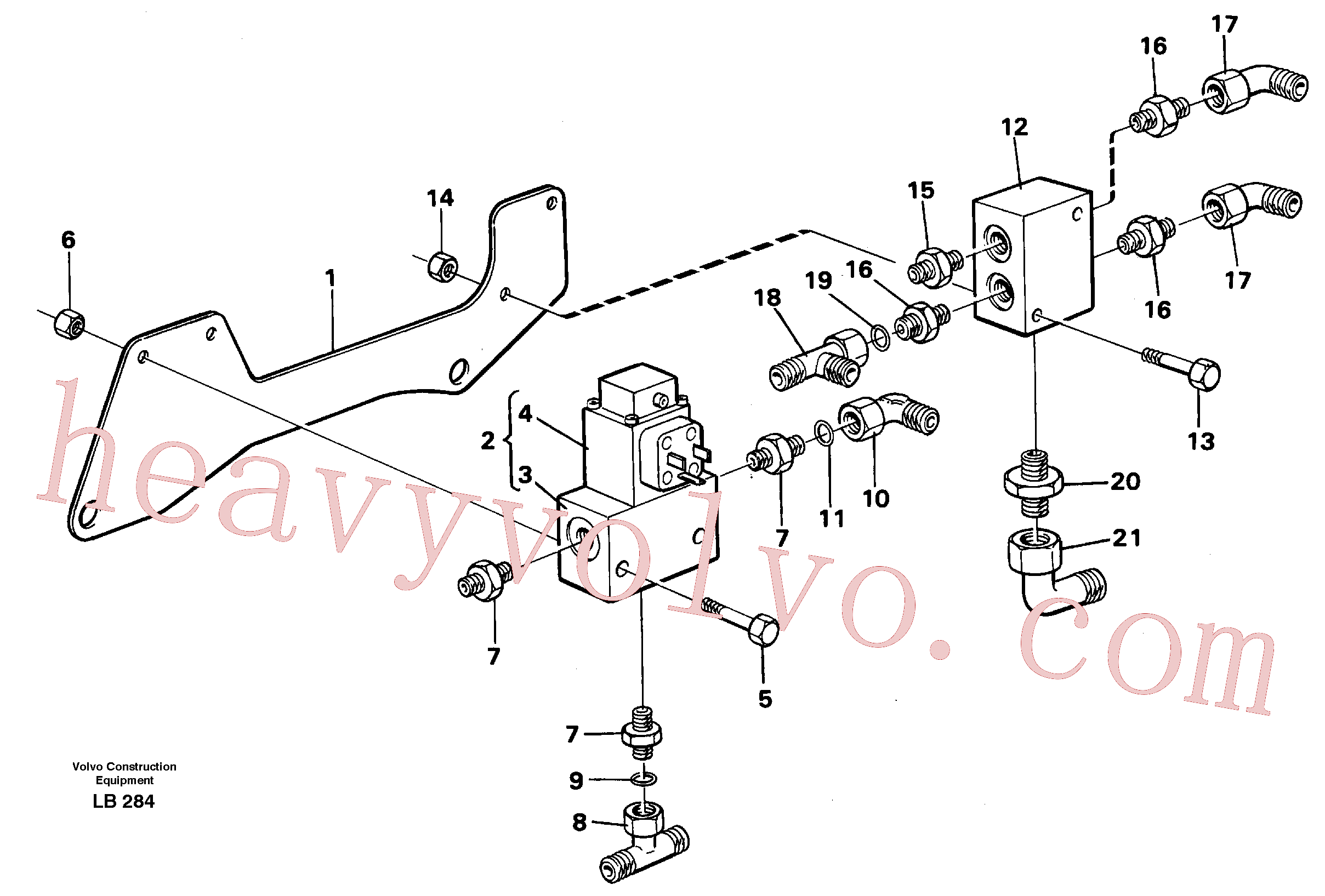 VOE14254331 for Volvo Proportional valve(LB284 assembly)