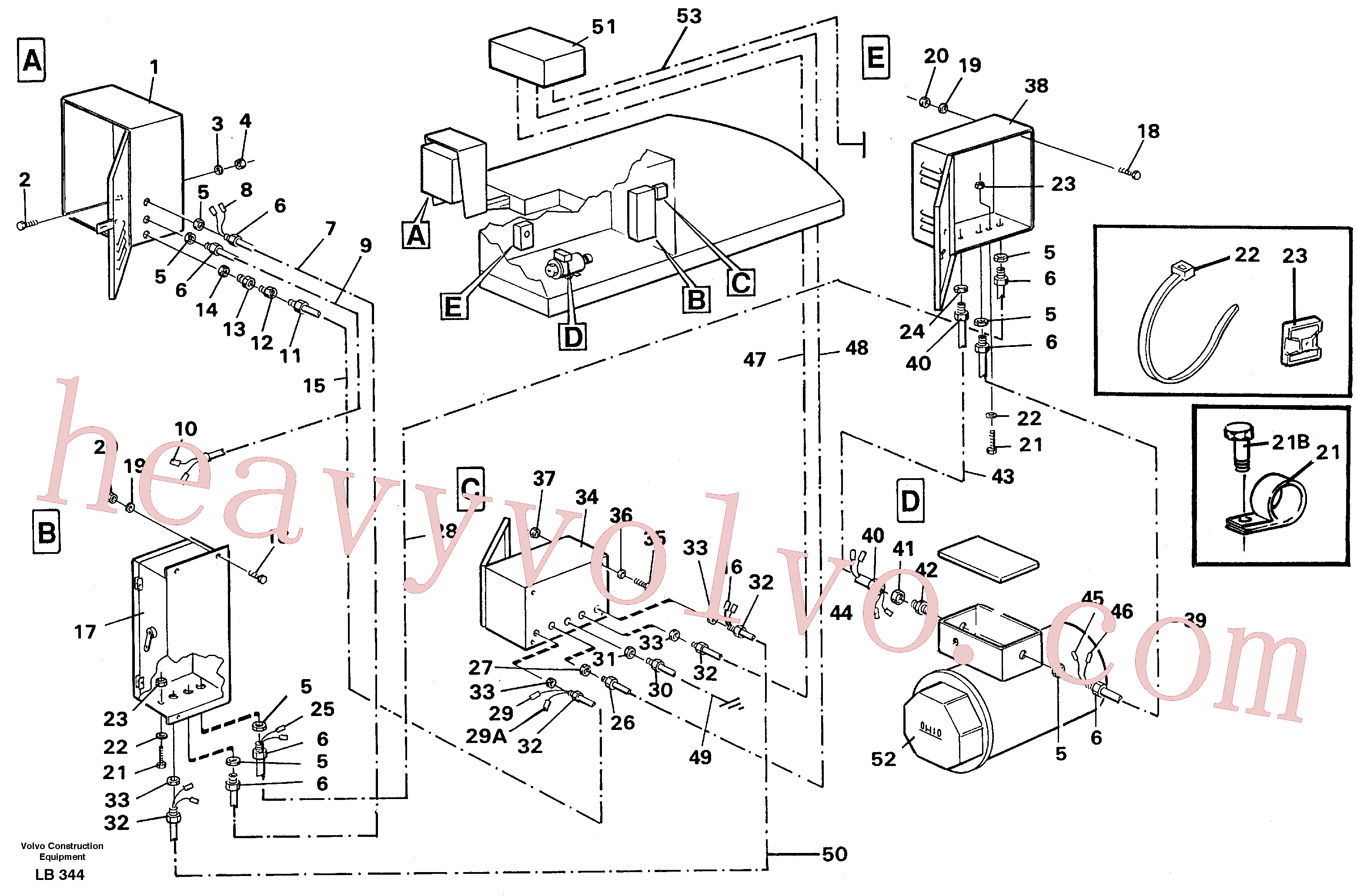 VOE14213804 for Volvo Magnet equipment Ohio, eletric installation 25 kw alternator.(LB344 assembly)