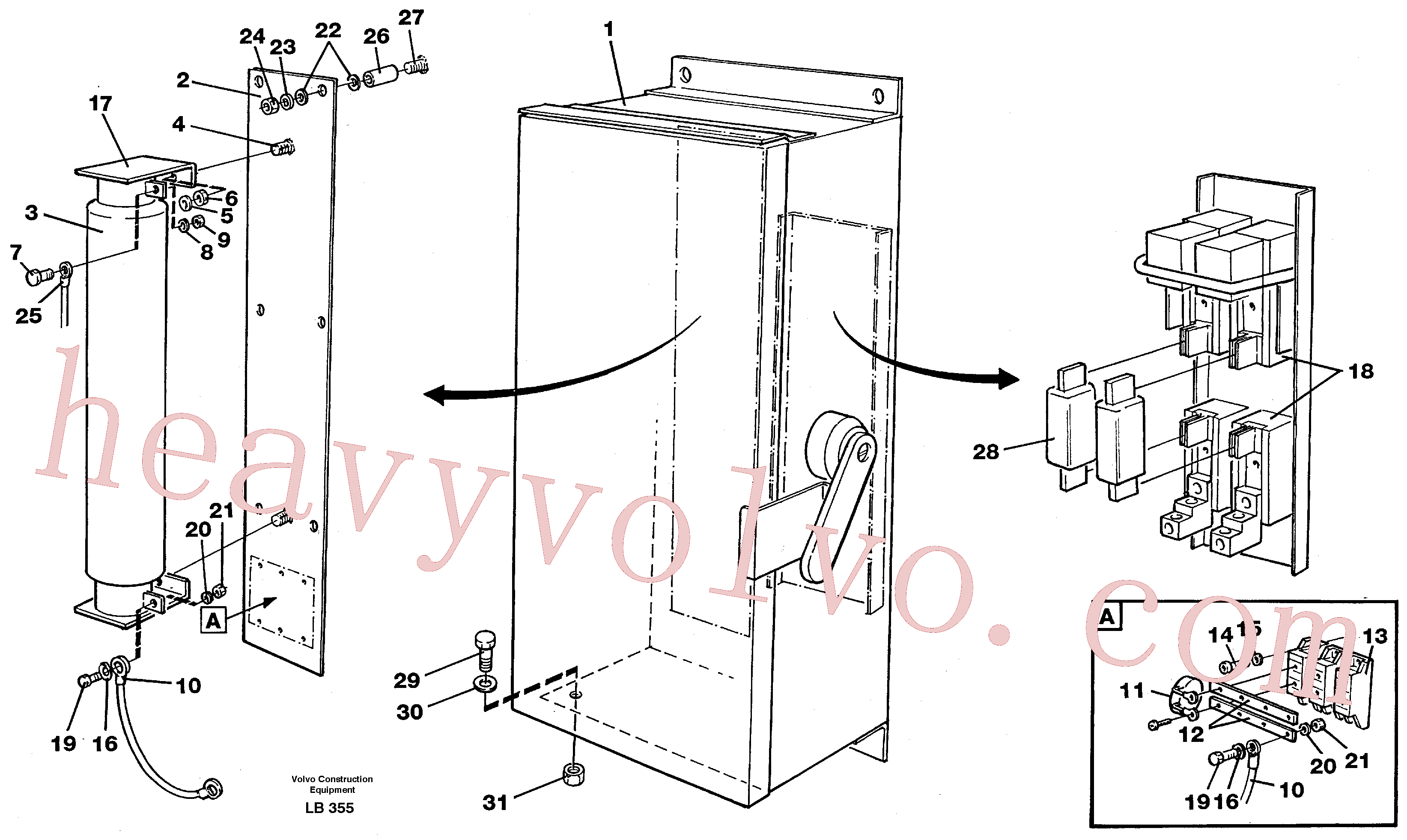 VOE11701777 for Volvo Magnet equipment Ohio, disconnector unit(LB355 assembly)