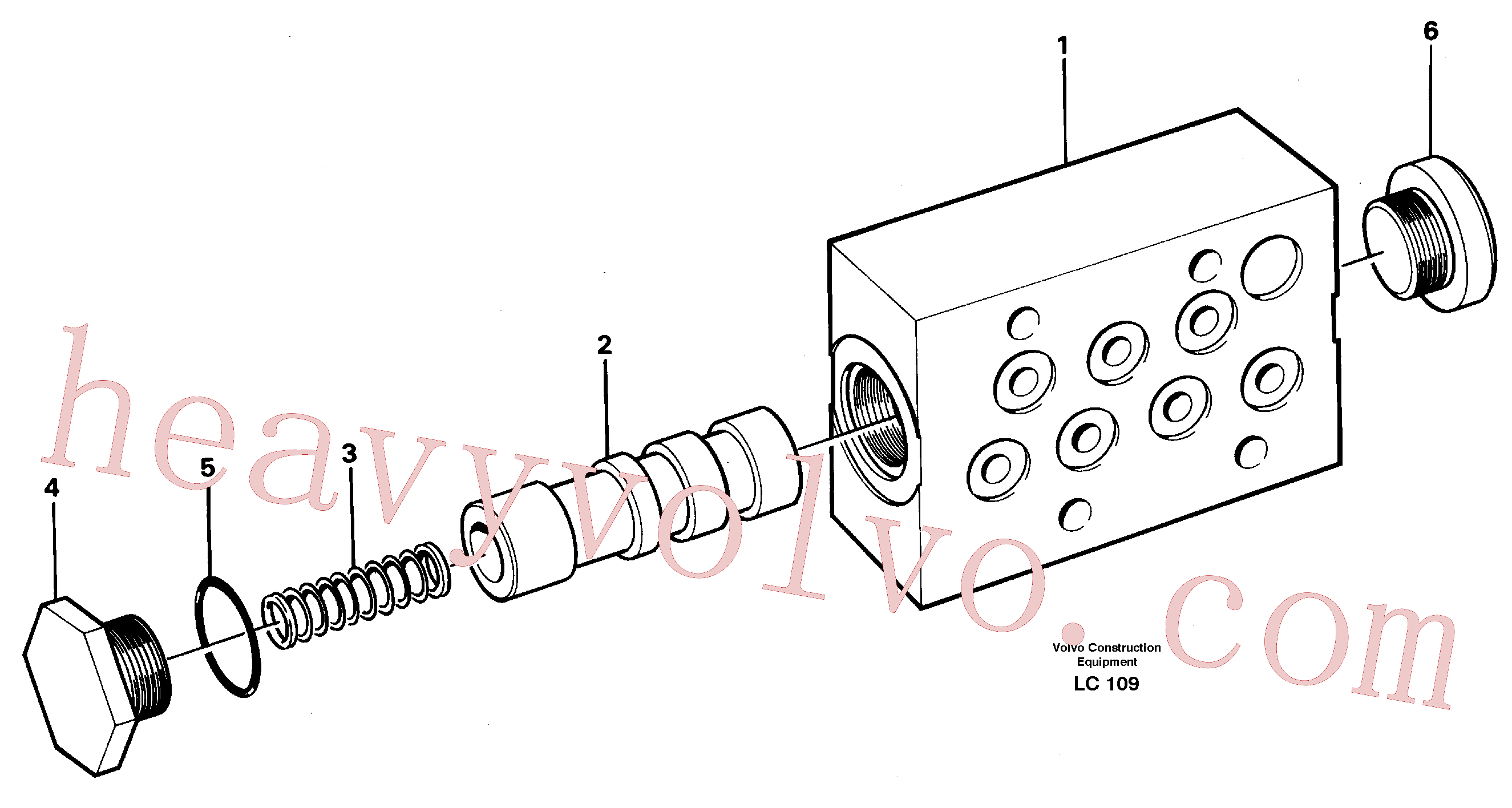 VOE14046520 for Volvo High speed valve(LC109 assembly)