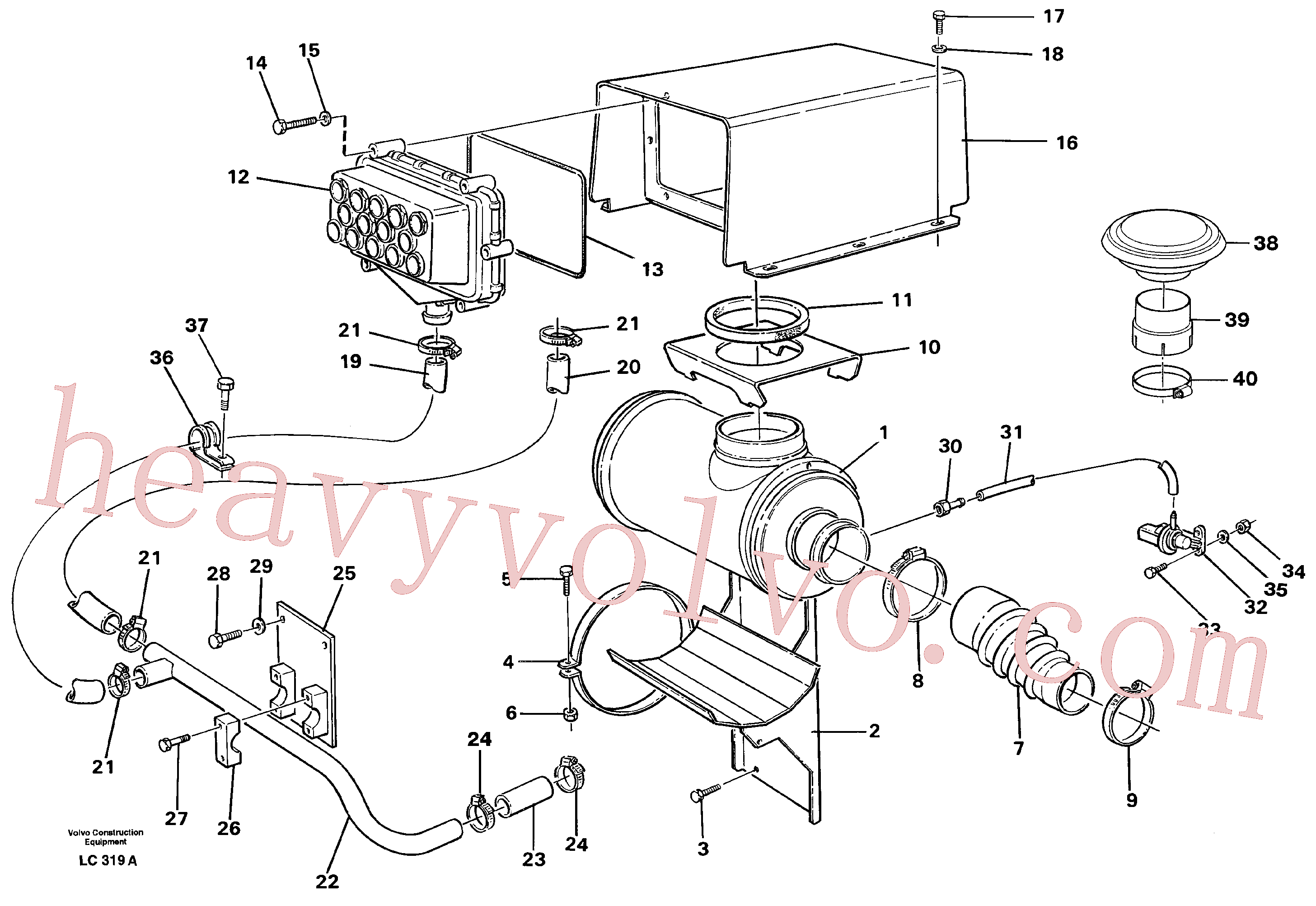 VOE14249624 for Volvo Inlet system(LC319A assembly)