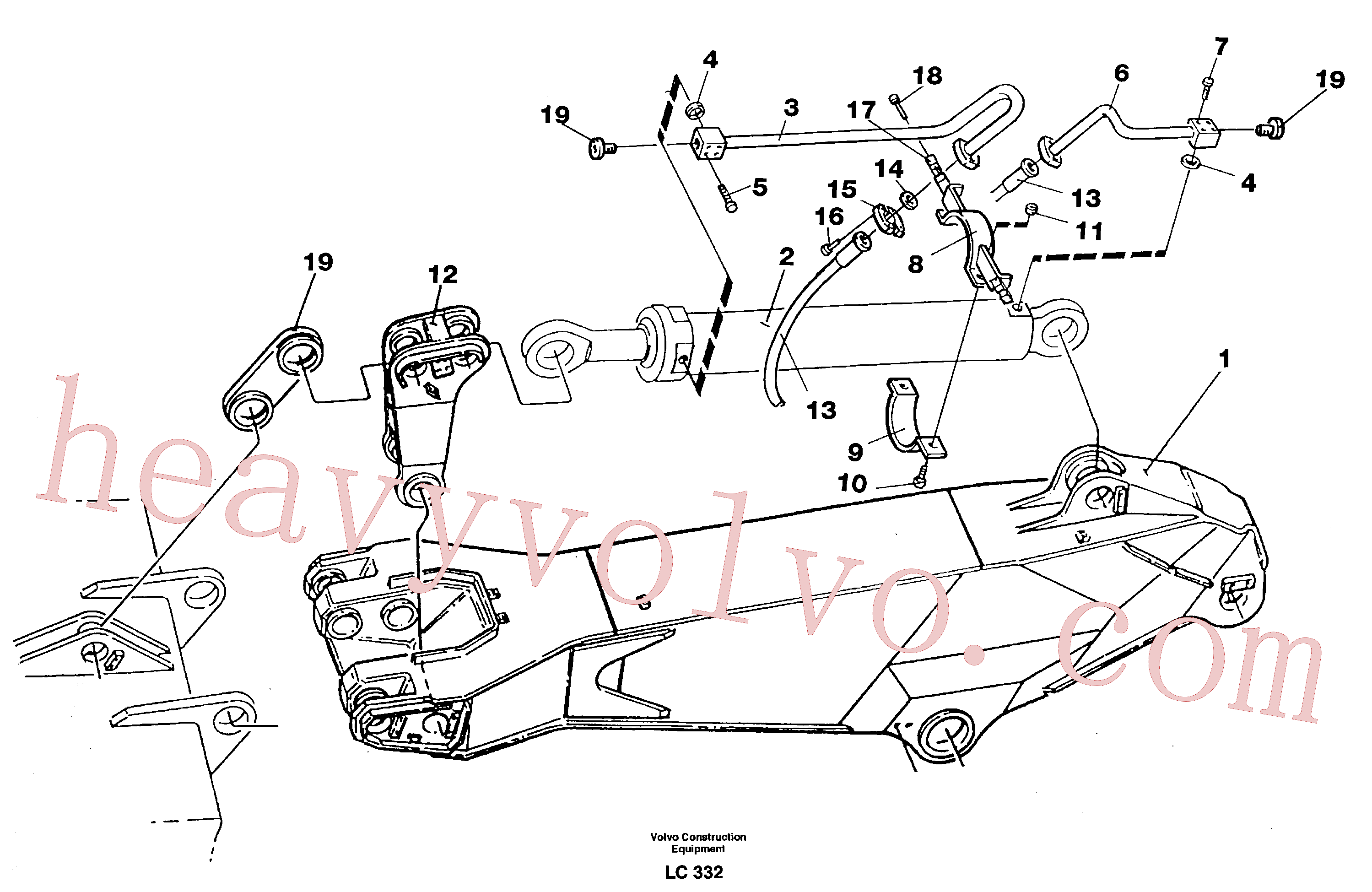 VOE14266103 for Volvo Hydraulic system, dipper arm 3.0 m(LC332 assembly)