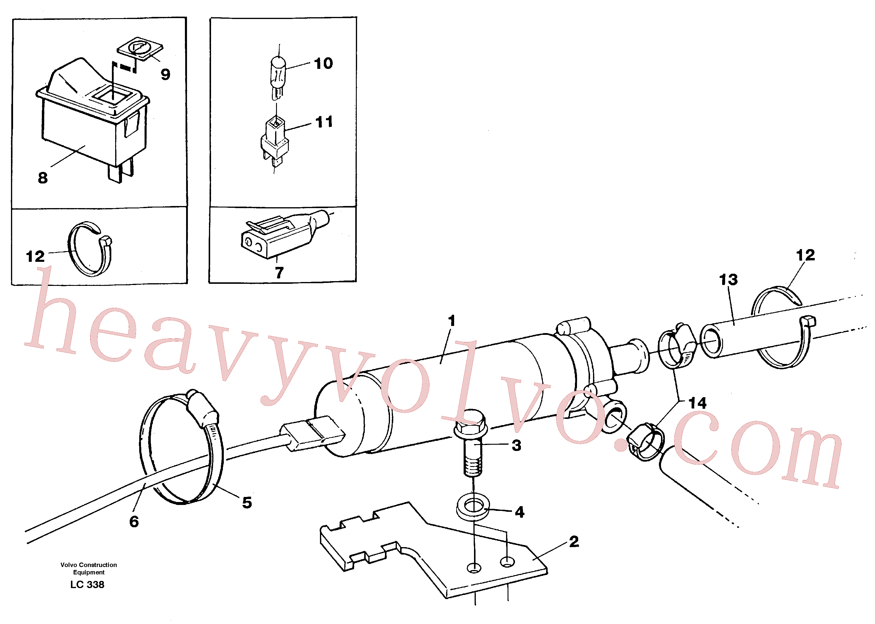 MI965881 for Volvo Cirkulation pump(LC338 assembly)