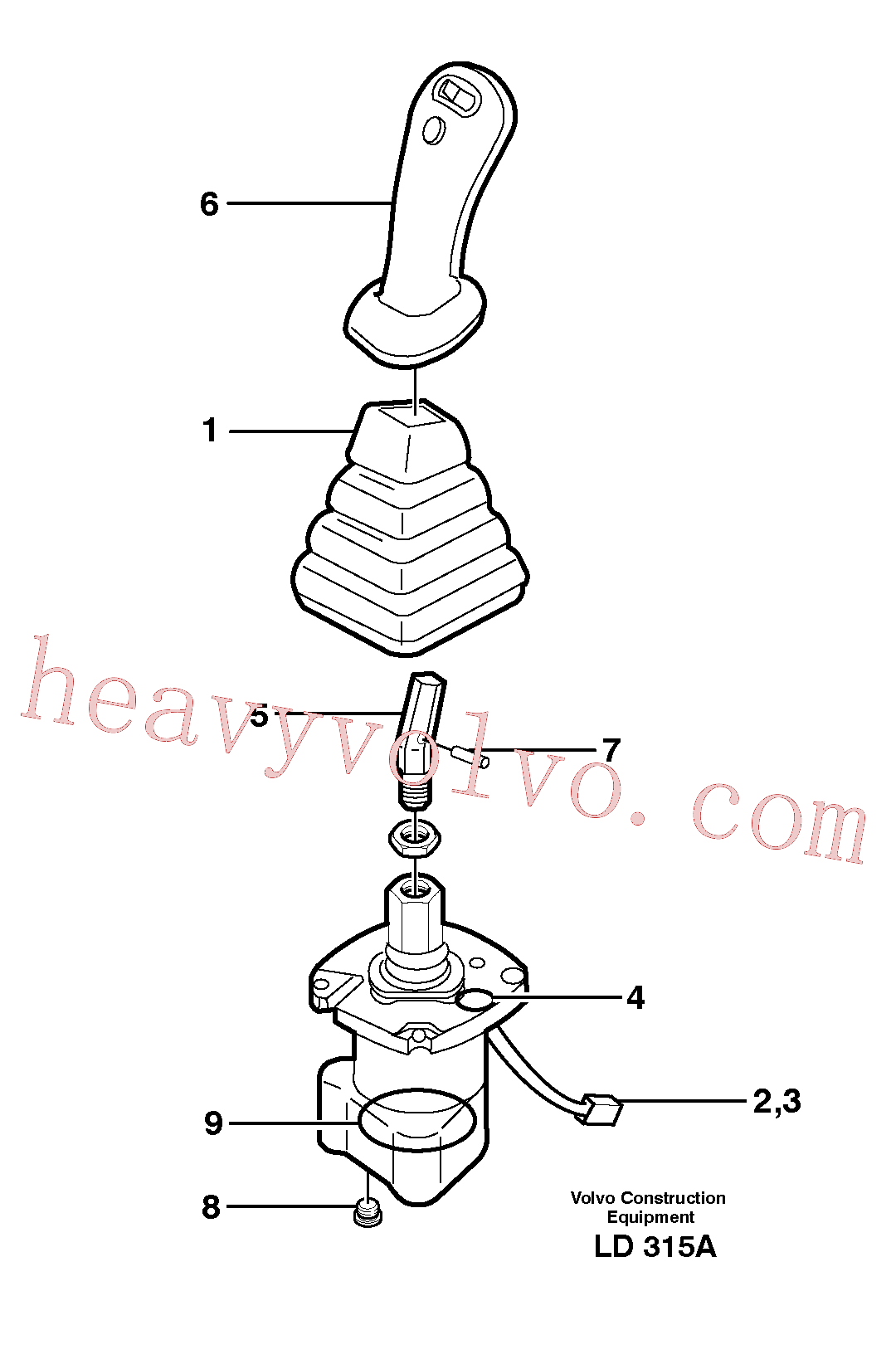 VOE11706964 for Volvo Control pressure valve(LD315A assembly)