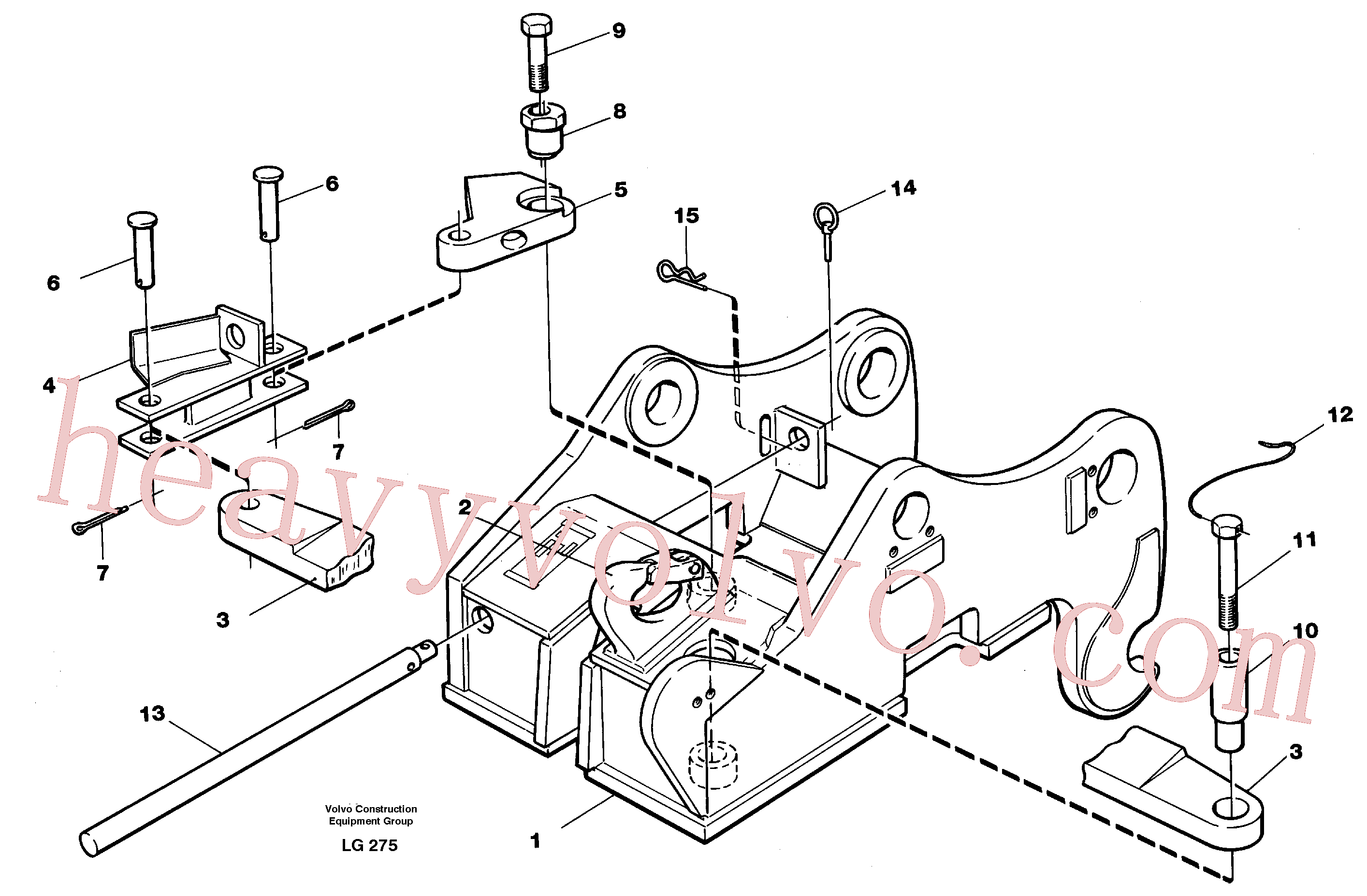 VOE14210837 for Volvo Quickfit, mechanical(LG275 assembly)