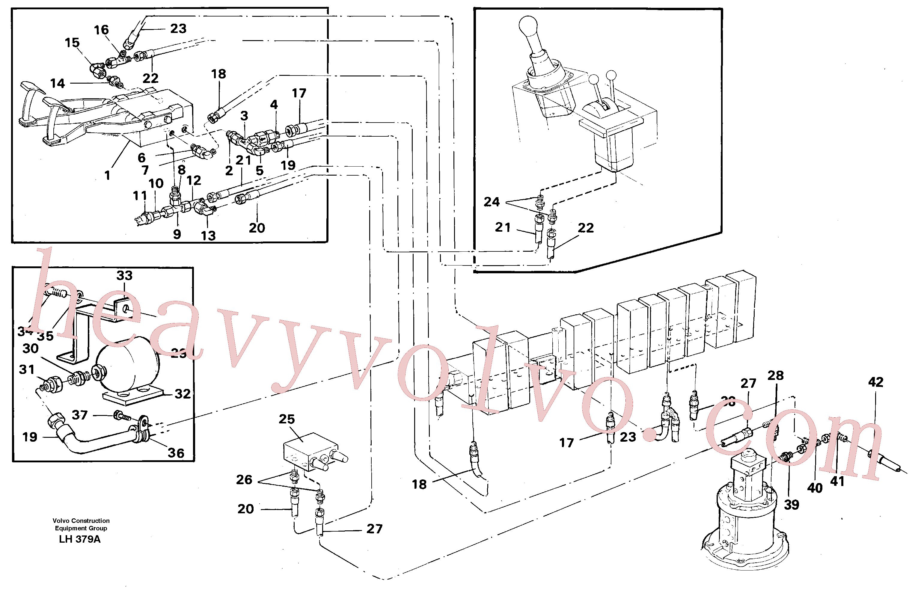 VOE14023611 for Volvo Brake system Cab(LH379A assembly)