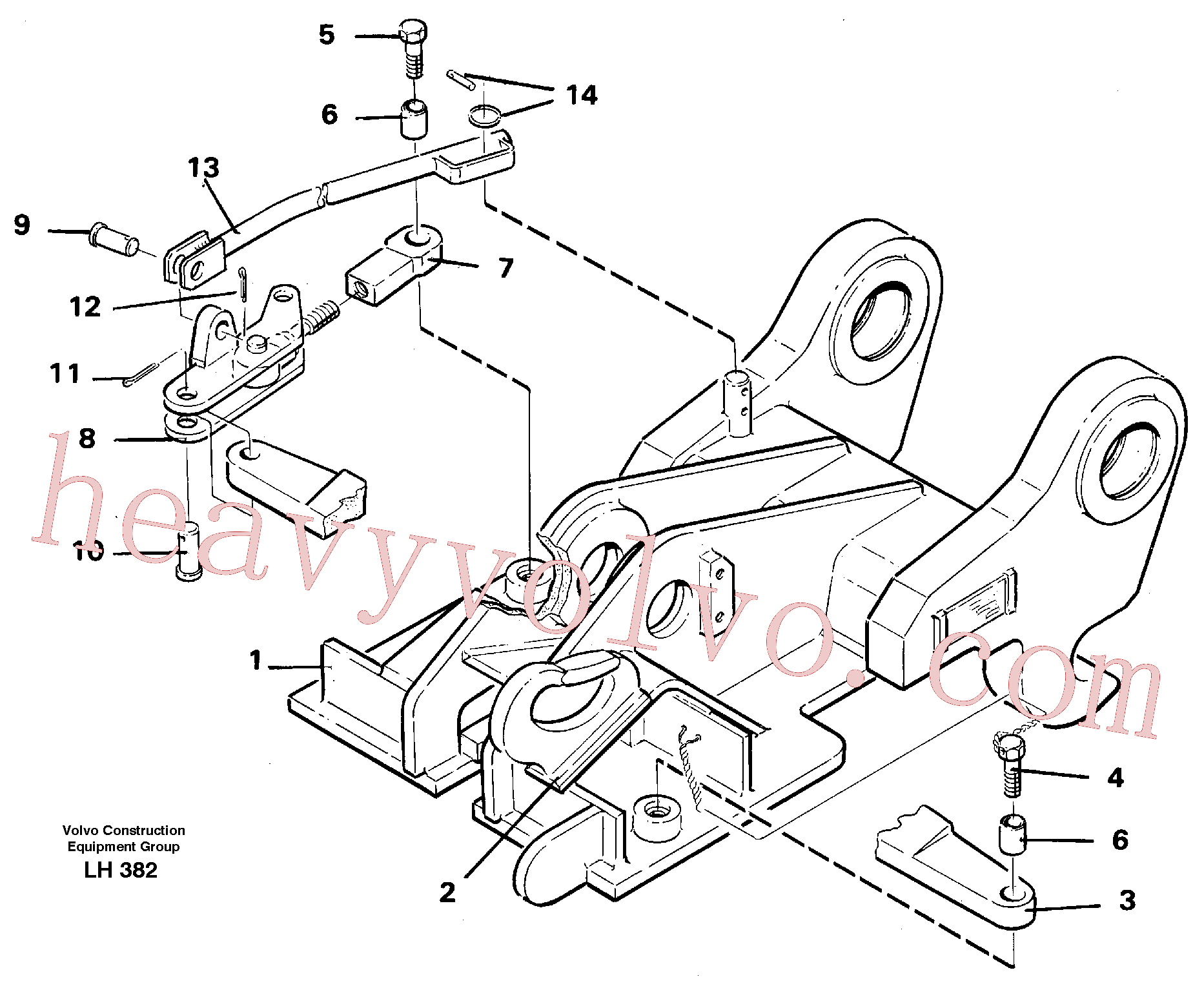 VOE14015220 for Volvo Quickfit, mechanical(LH382 assembly)