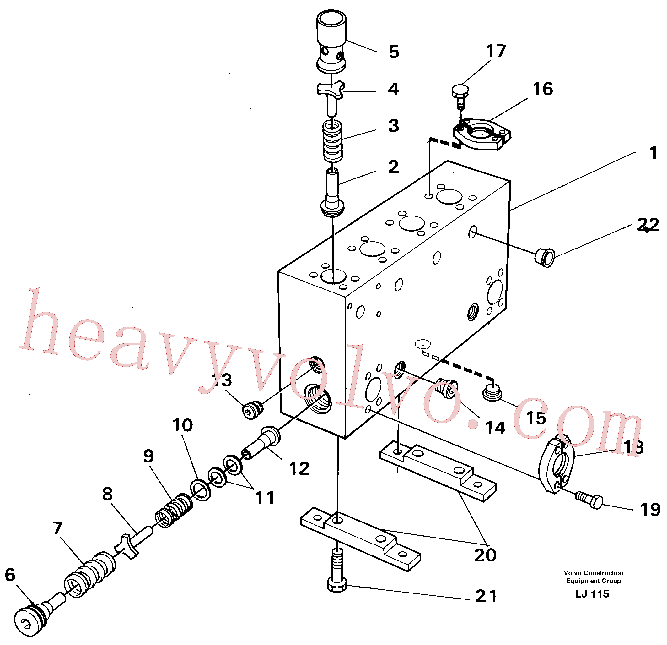 VOE14231356 for Volvo Connection board(LJ115 assembly)