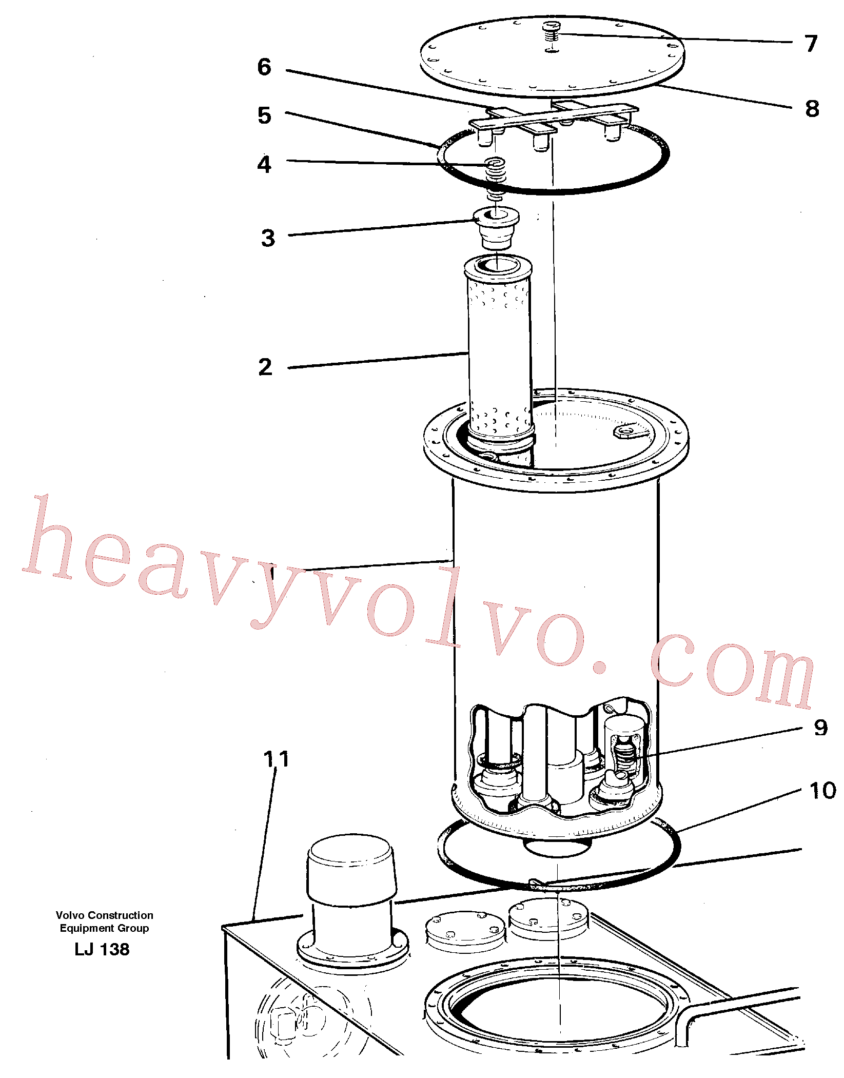 VOE14024871 for Volvo Filter box(LJ138 assembly)