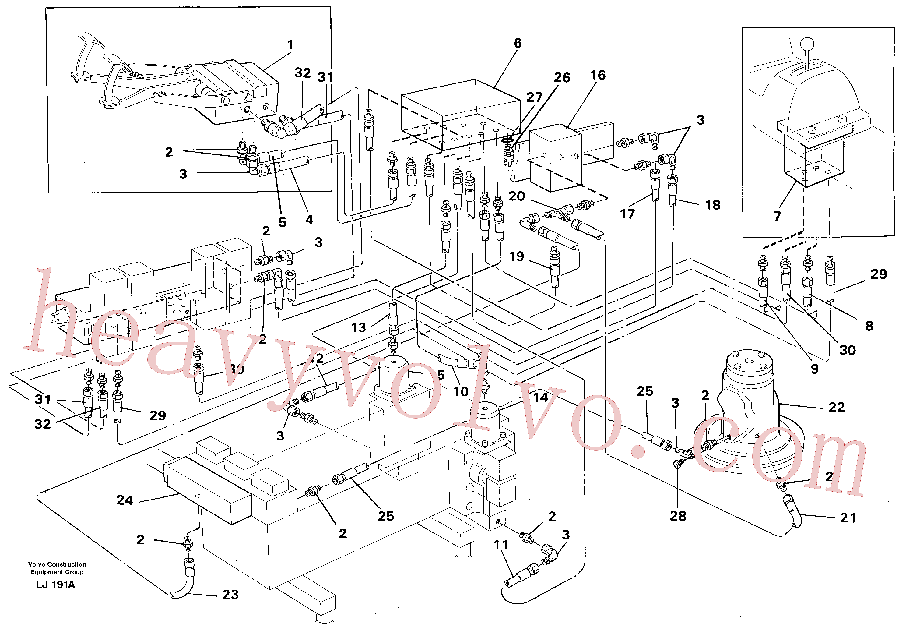 VOE14053116 for Volvo Travel motor hydraulics, servo hydraulics(LJ191A assembly)