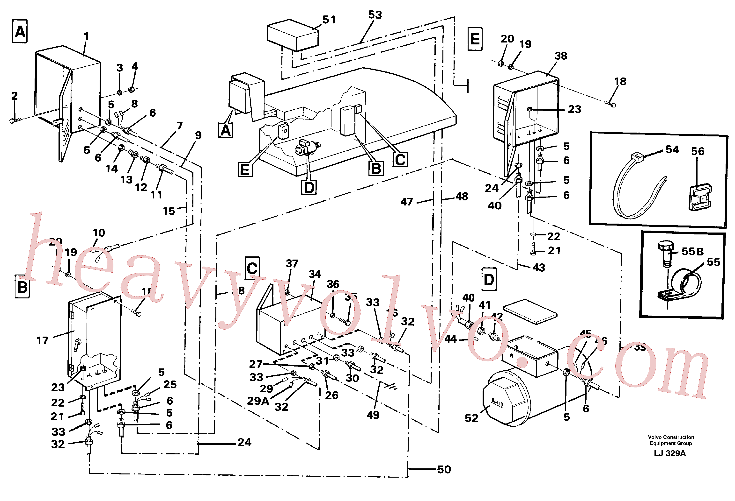 VOE14213804 for Volvo Magnet equipment Ohio, Eletric installation 15 kw alternator(LJ329A assembly)