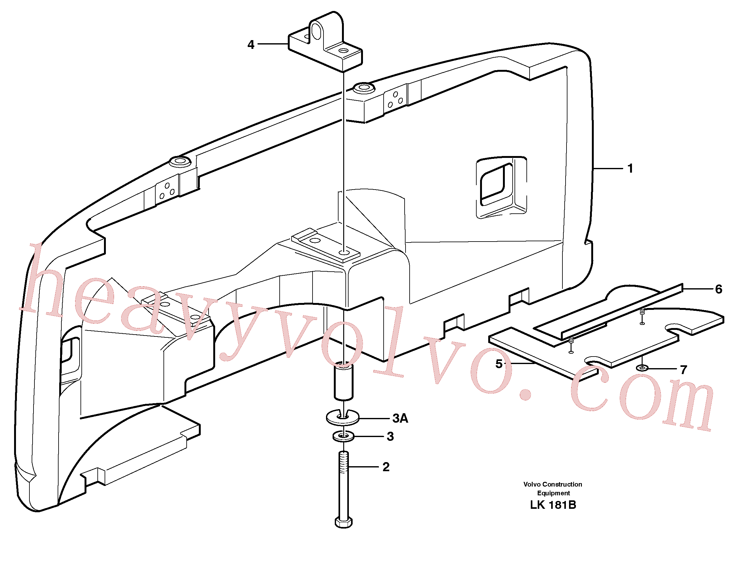 VOE14376982 for Volvo Counterweights(LK181B assembly)