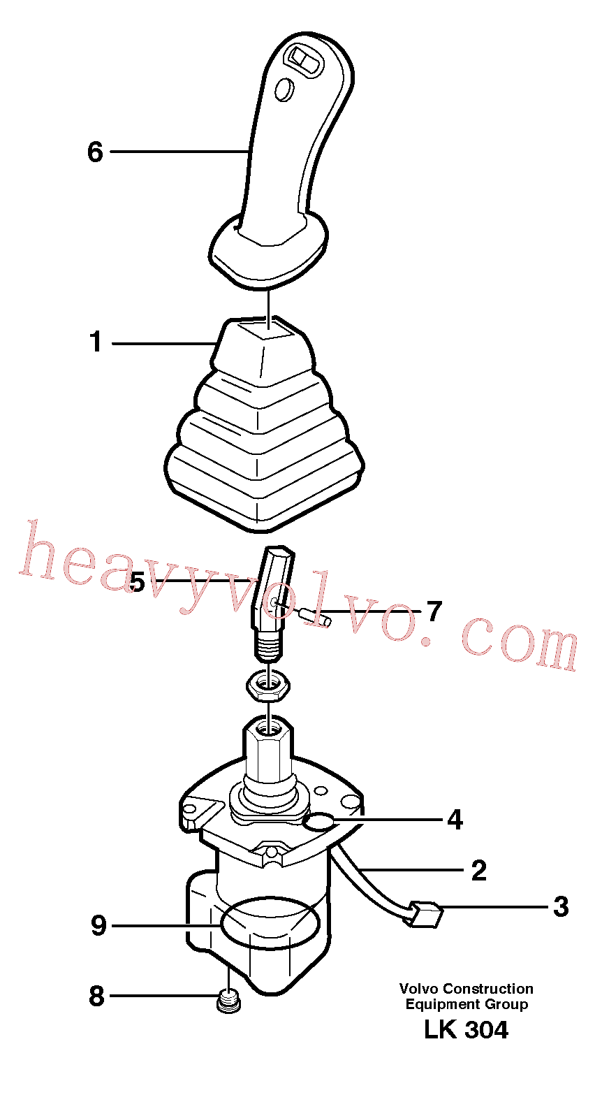 VOE11706964 for Volvo Control pressure valve(LK304 assembly)