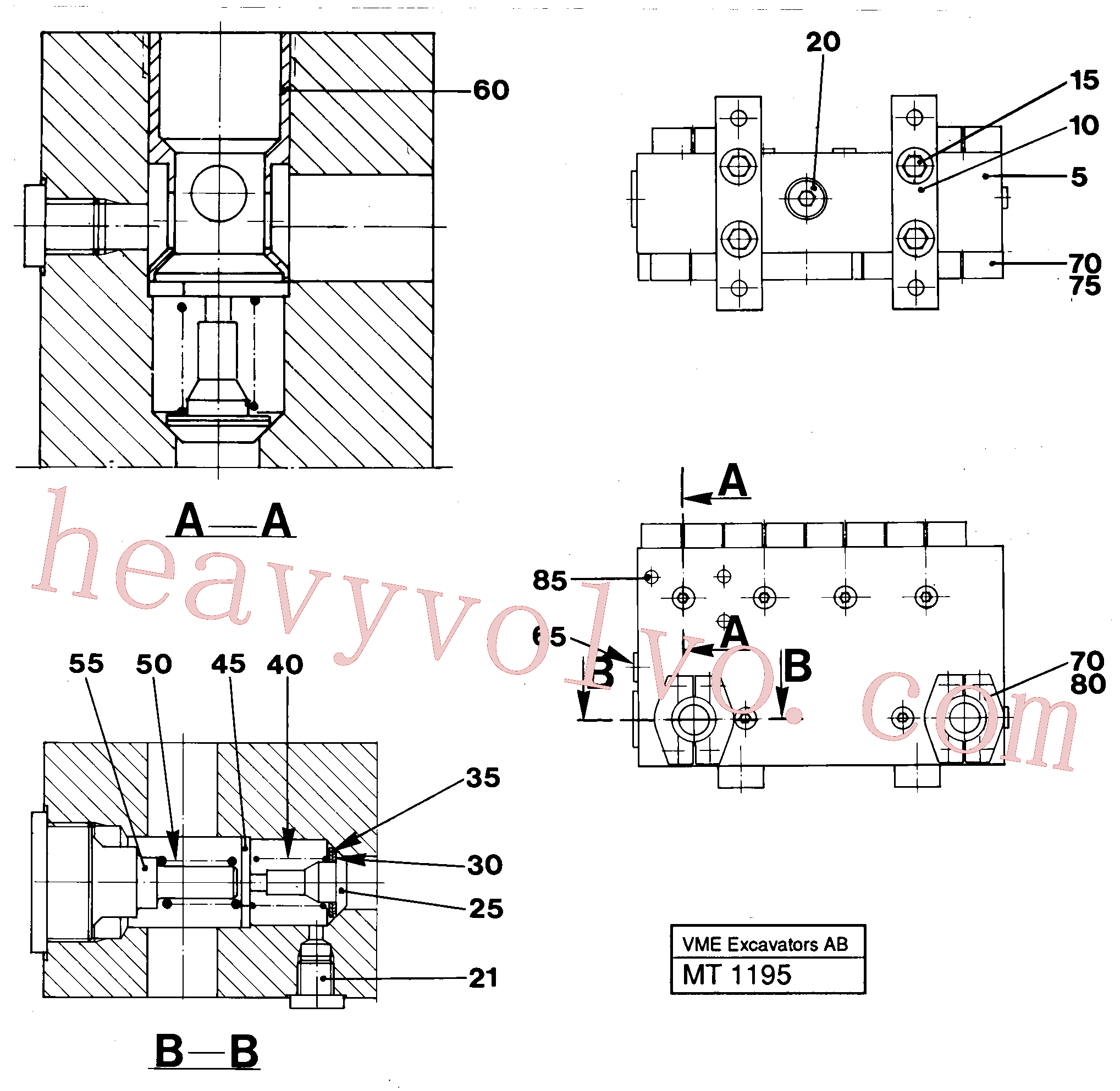 VOE14231356 for Volvo Connection board(MT1195 assembly)