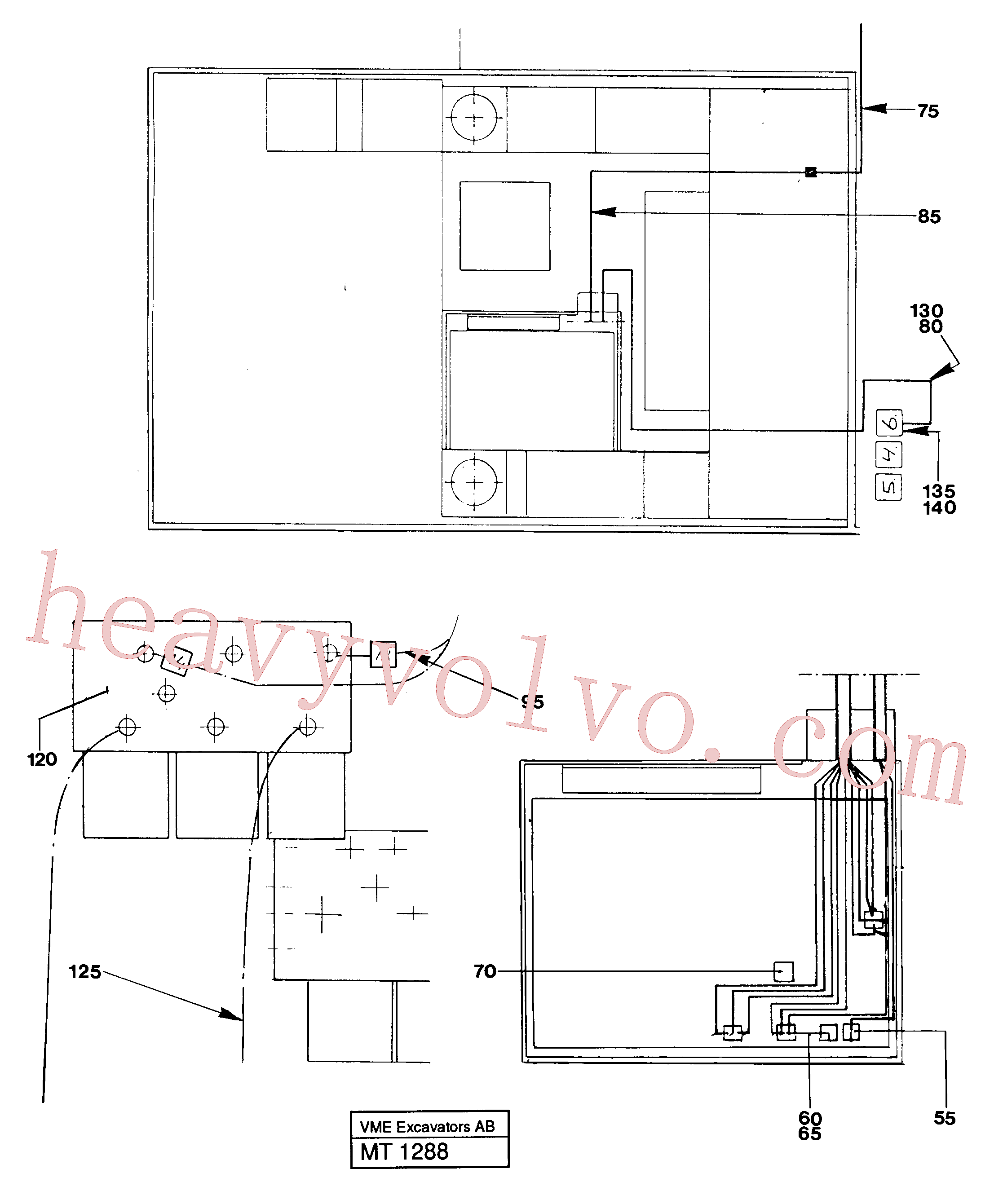 VOE14244435 for Volvo Hydraulic installation(MT1288 assembly)