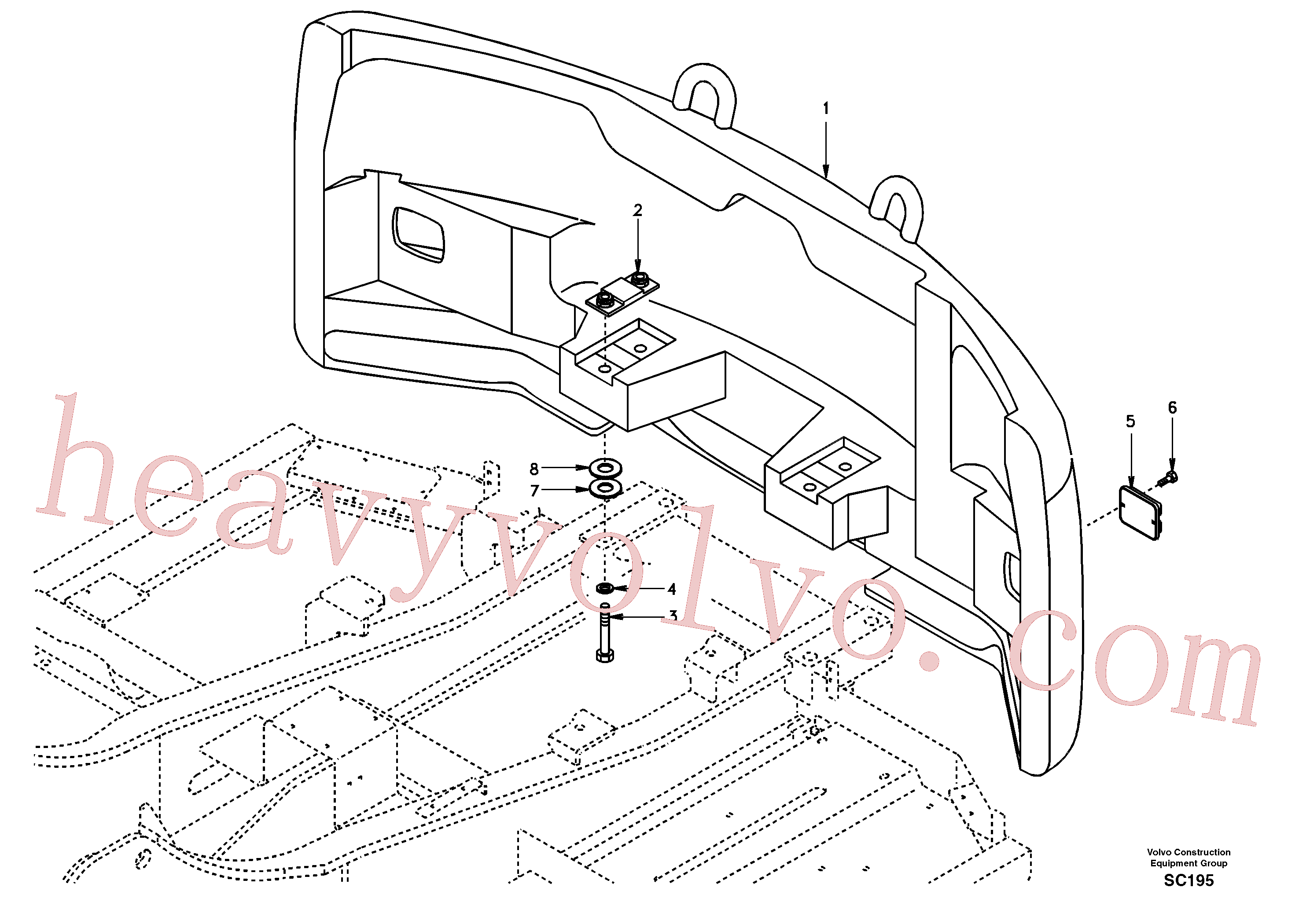 SA9211-30000 for Volvo Counterweights(SC195 assembly)