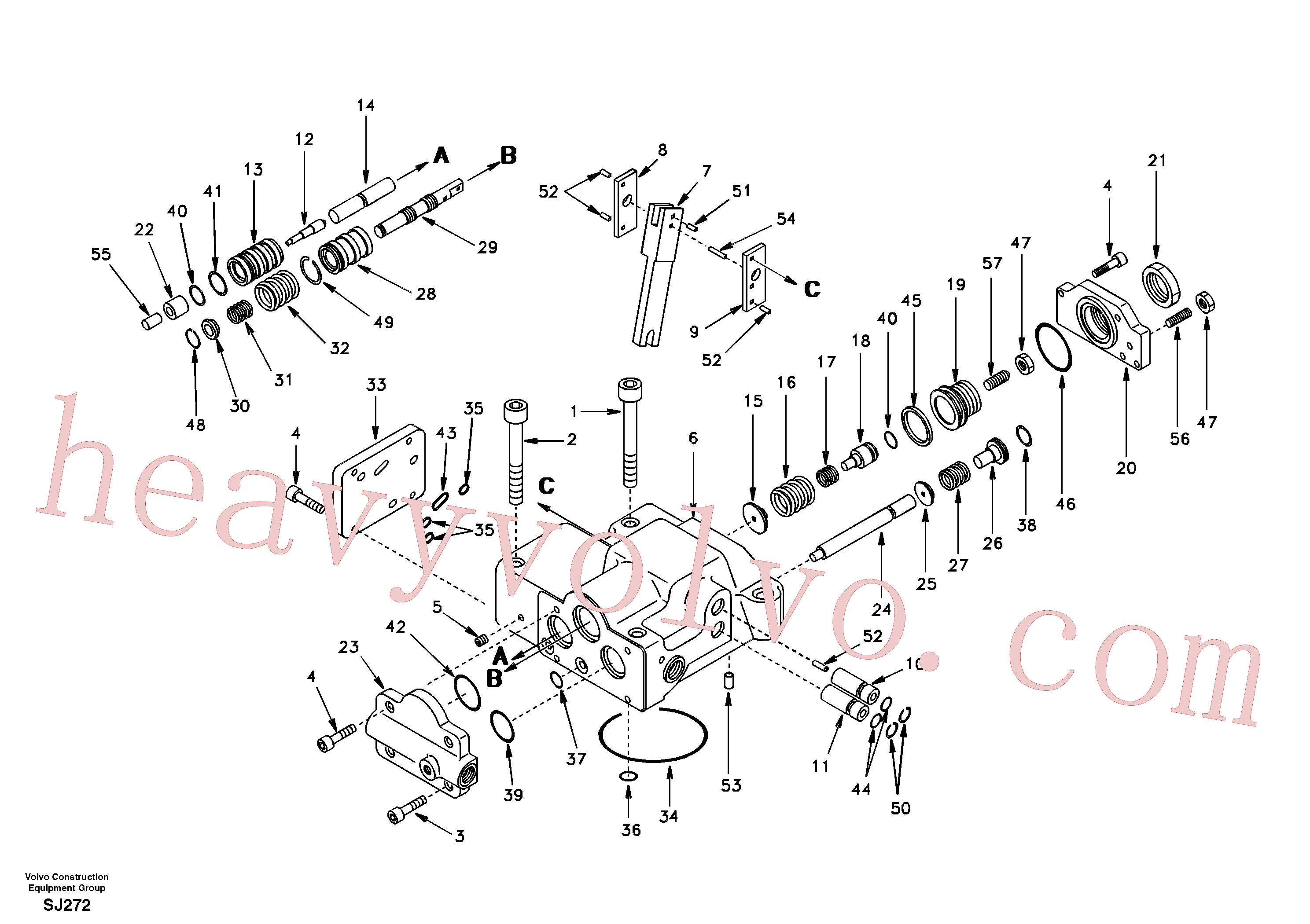 SA8230-25920 for Volvo Regulator, hydraulic pump(SJ272 assembly)