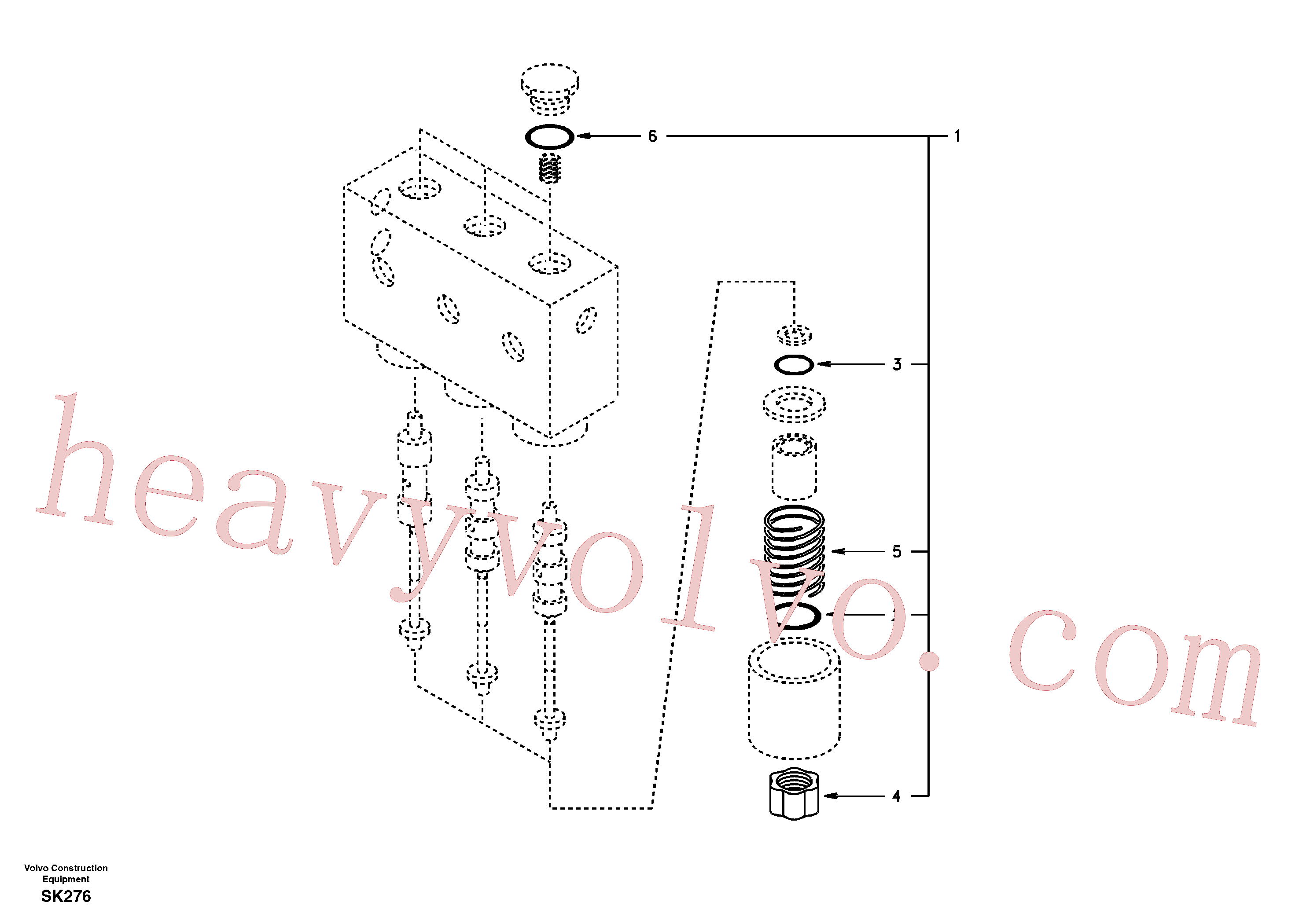 SA1148-00041 for Volvo Servo system, solenoid valve(SK276 assembly)