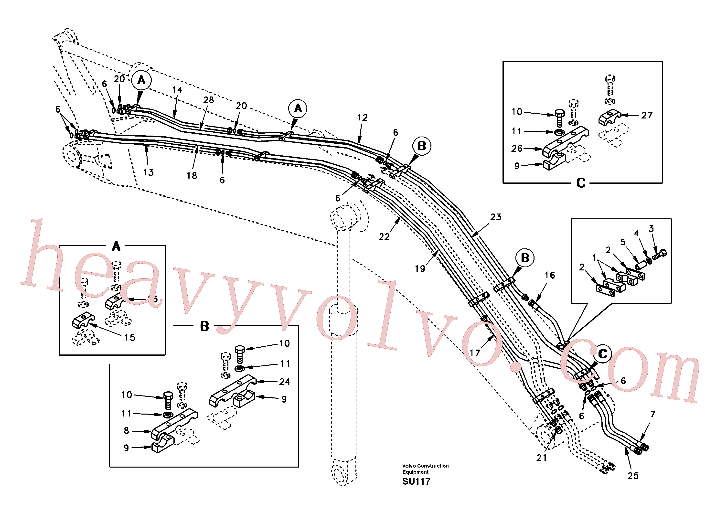 VOE14512129 for Volvo Working hydraulic, Forestry(SU117 assembly)